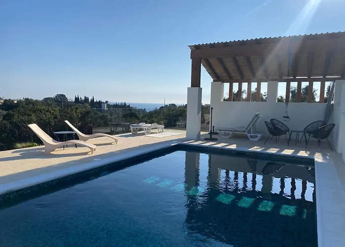 빌라 Seaview With Private Pool & Gardens Near Benagil